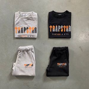 Mens Black/Orange Shorts set "TStar"