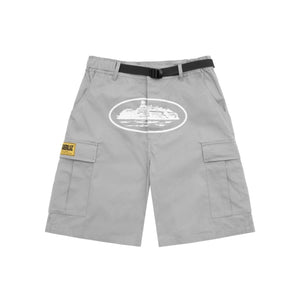 Mens Cargo Grey Shorts "Crt*z"