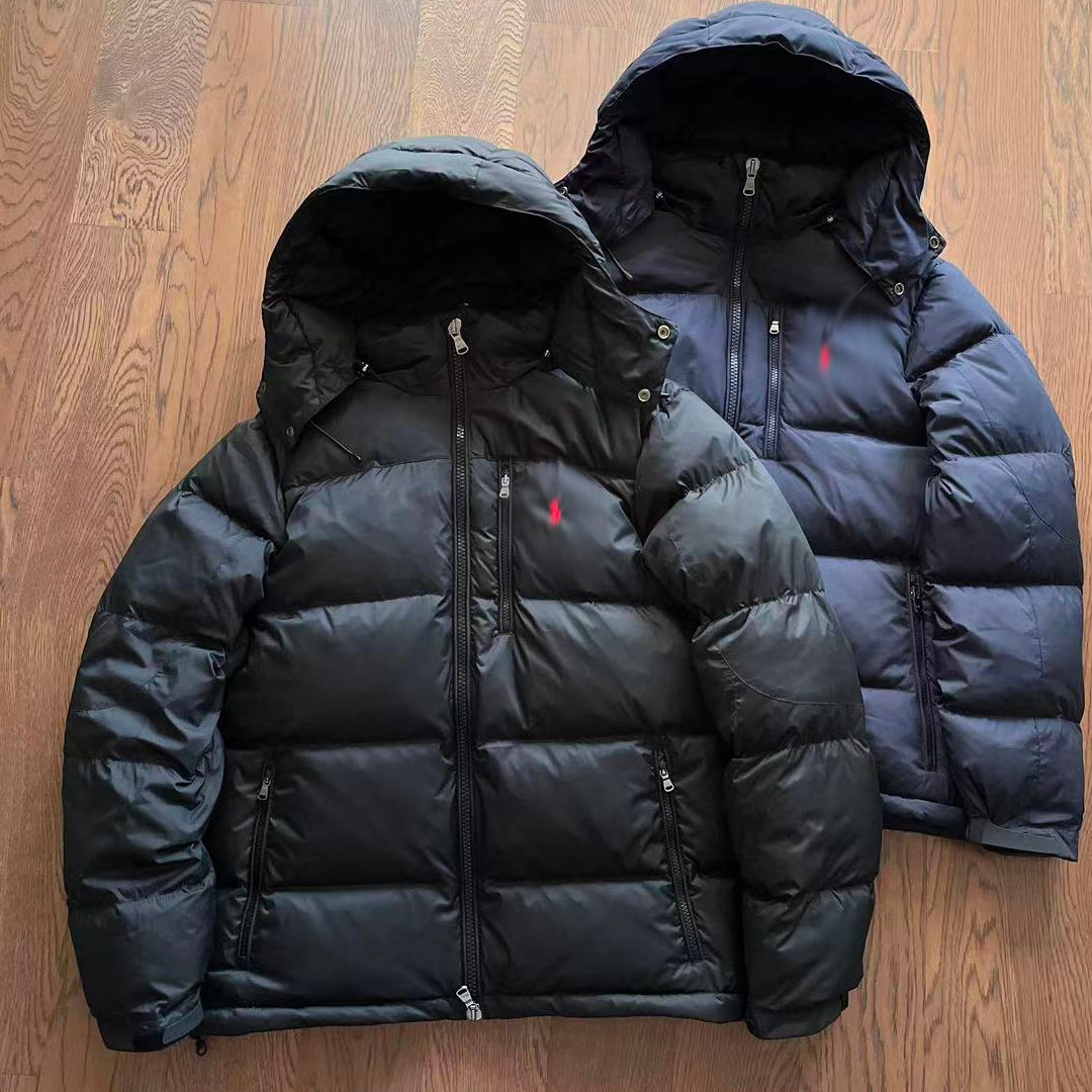 Mens Black Puffer Jacket 