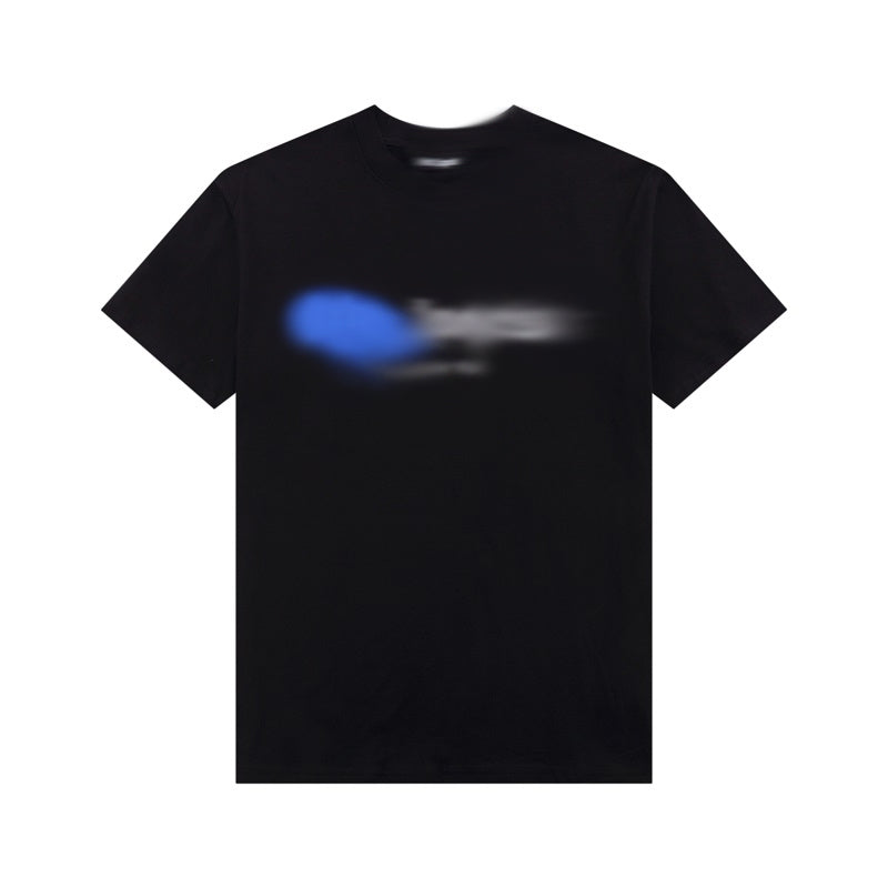 Mens Black/blue T-shirt “Angel”