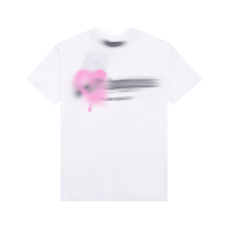 Mens White/Pink T-shirt “Angel Heart”