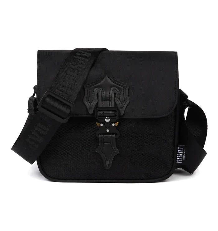 Triple Black Irongate T Cross Body Messenger Bag "TStar"