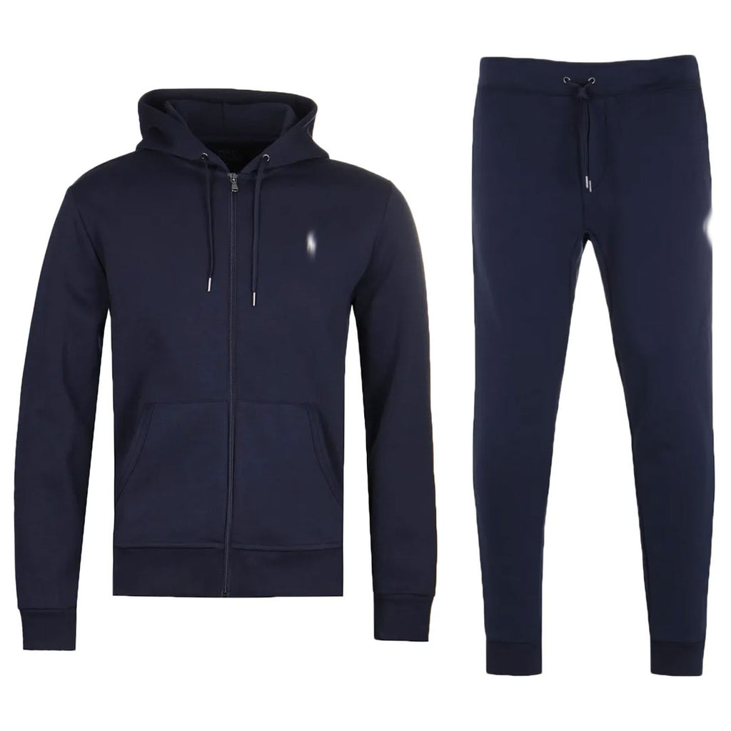 Mens Navy Polo Tracksuit