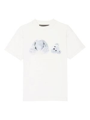 Mens white T-shirt “Angel Ice Bear”