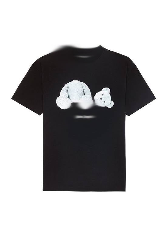 Mens Black T-shirt “Angel Ice Bear”