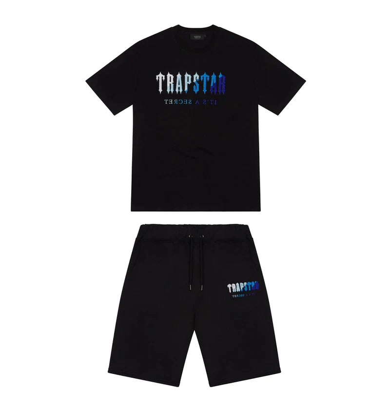 Mens Black/Blue Shorts set "TStar"